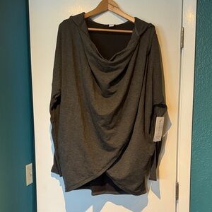 Athleta Purana Wrap Hooded Sweatshirt